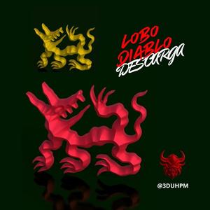 Lobo Diablo - Wall Figure