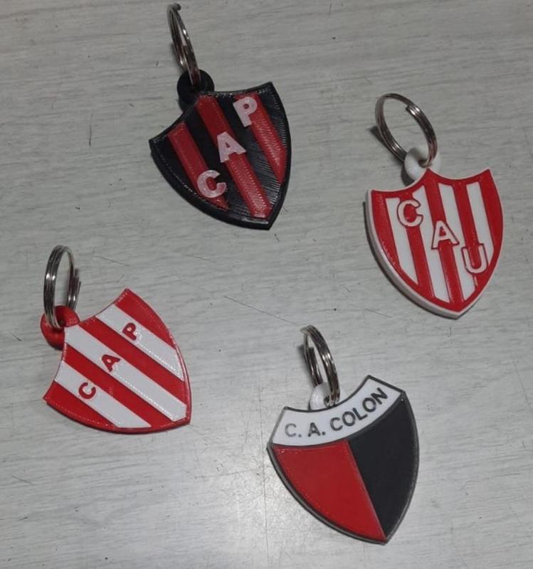 key ring of clubs of argentina, colon, unión, patronato, Parana