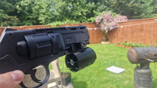 hdr50 t4e mag holder quick realice handle.