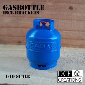 Scale Propane bottle with brackets.