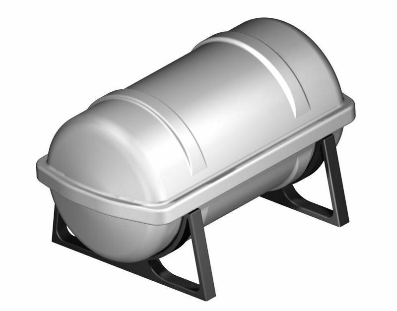 Life raft round type 6 people 1:20