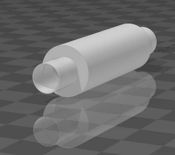 Large Exhaust Pipe Muffler