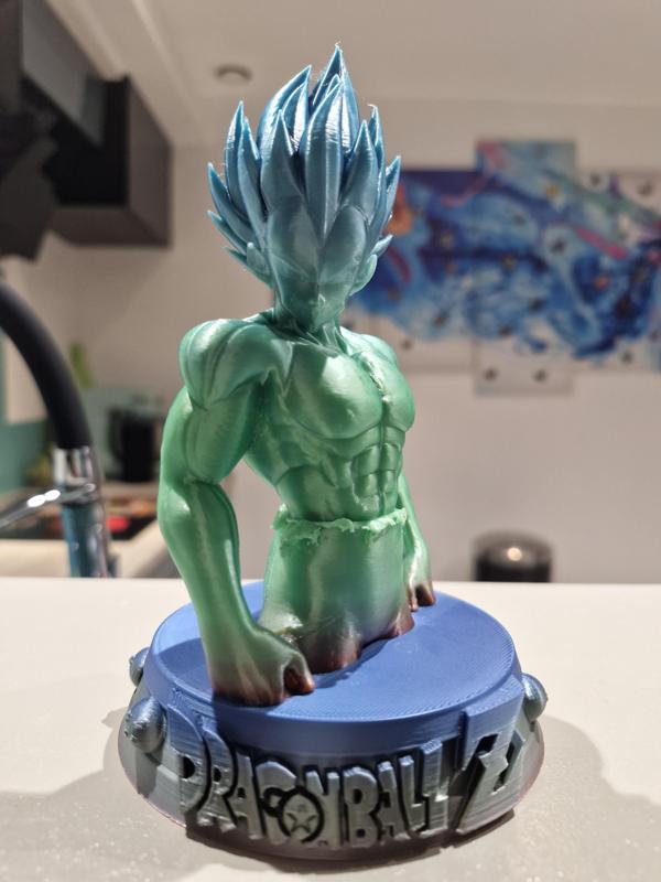 Vegeta Super Sayan Blue Damage Bust Dragon Ball Z/Super