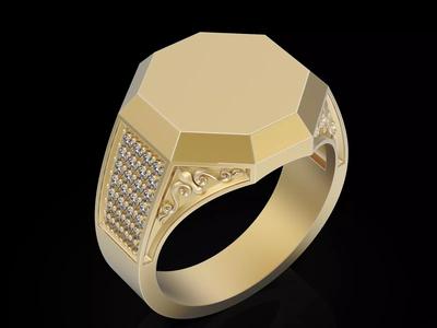 Man Ring Sculpture jewelry gold Sculpture jewelry gold