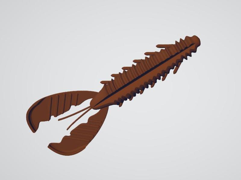 Craw Open Pour Fishing Lure Mold