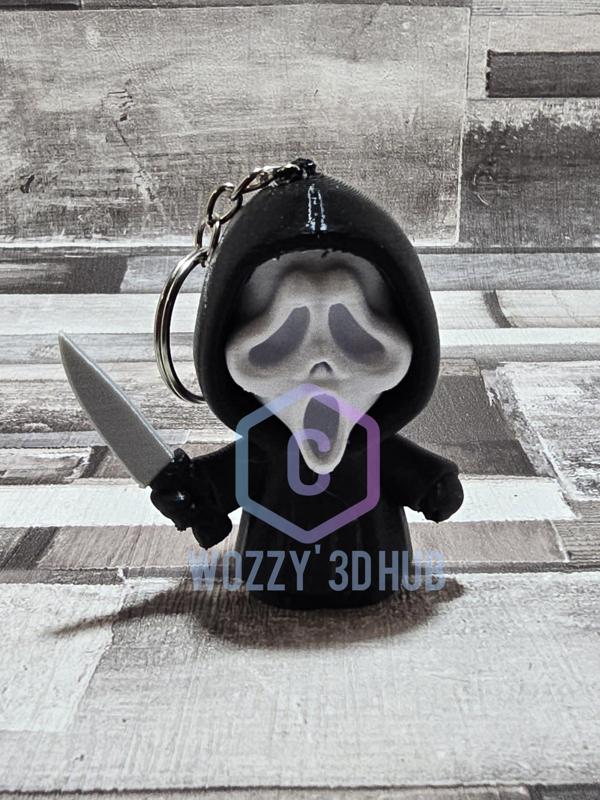 Ghostface miniature from scream Halloween