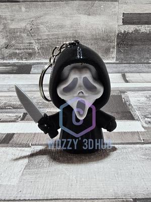 Ghostface miniature from scream Halloween