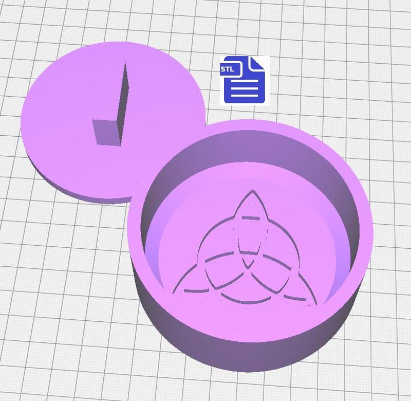 2pc Trinity Know Bath Bomb Press Mold