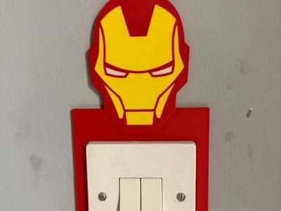 iron man uk light switch cover