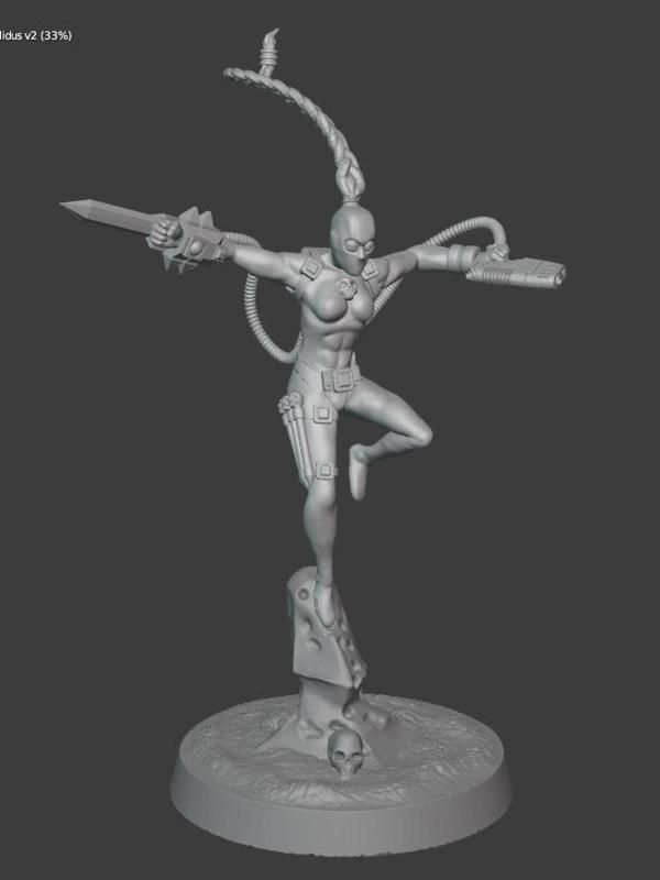 Braided Space Assassin of the Emperor of Humans