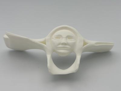 Eskimo carved whale bone