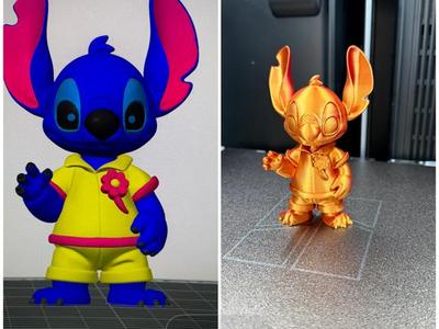 Stitch im Sommer Modus 
