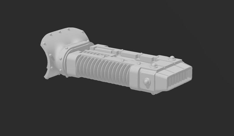 electro ray turret gun for Solwytestudio's Anakor battle tank