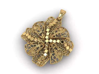 Women Pendant Ready STL 3DM Models Womens Necklace Lightweight