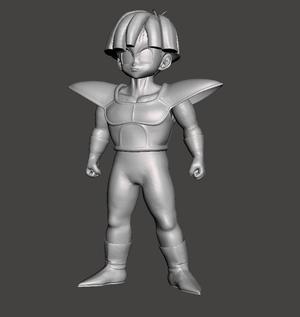 Son Gohan Saiyan armor 3D Model