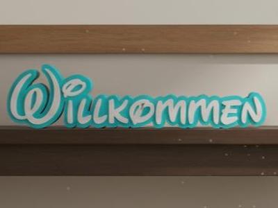 Lettering Welcome
