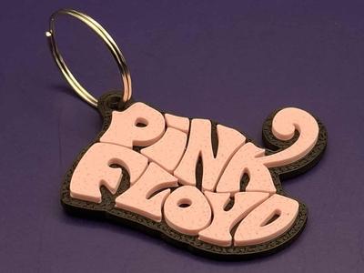Pink Floyd - Keychain - 1 color change only