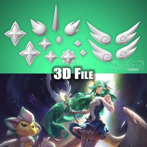 Accessoires Star Guardian Soraka League of Legends Fichiers STL