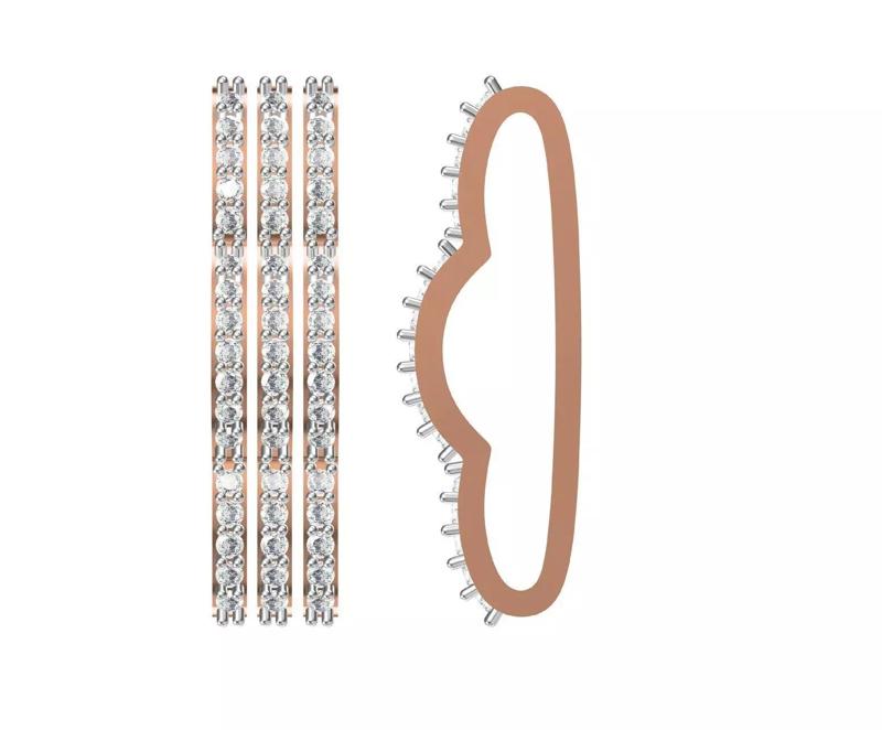Women Unique Pendant STL OBJ FBX JCD Details