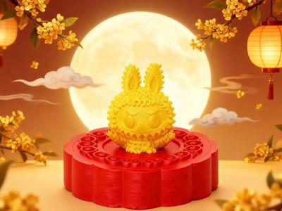 Mid-Autumn Good Luck Mooncake (Fidget Toy)