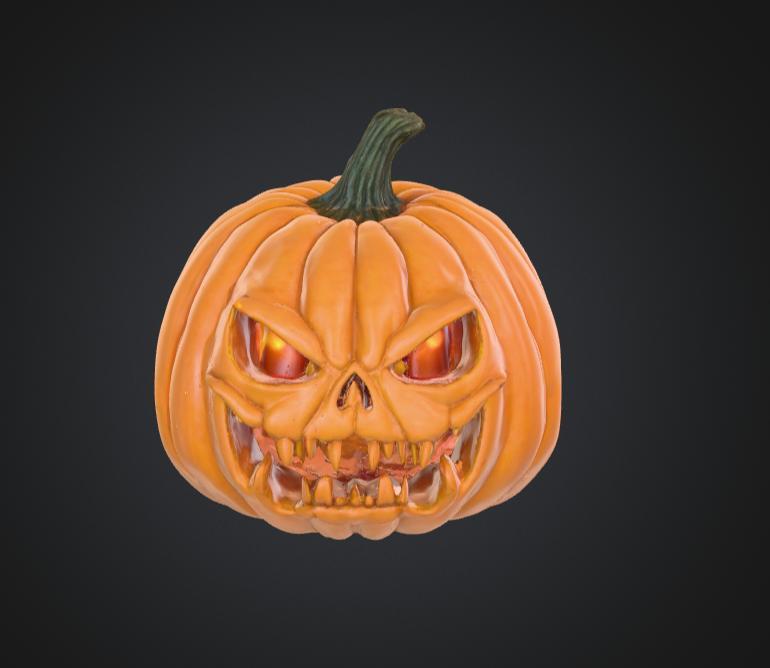 Scary Halloween Pumpkin