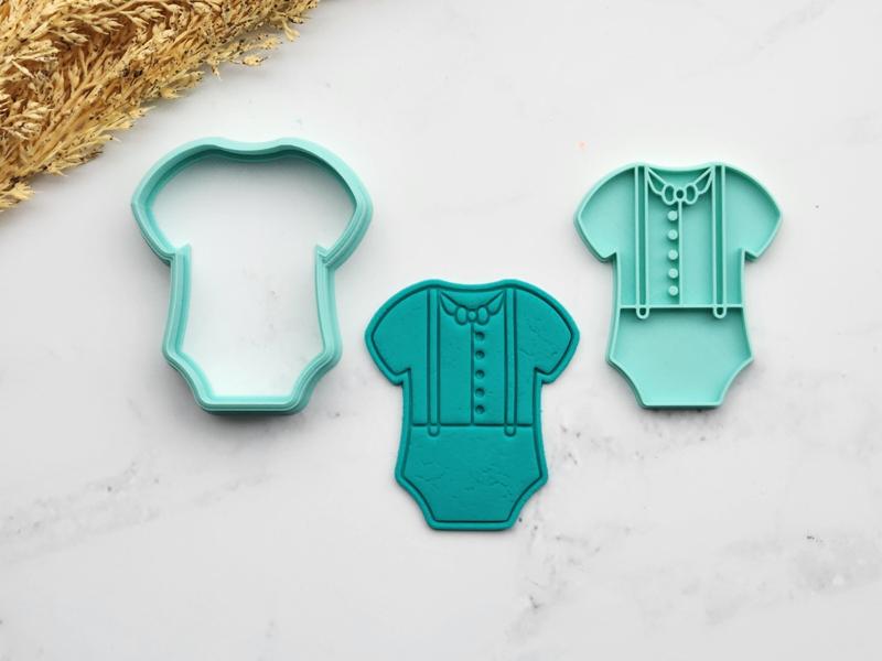 Baby Overalls cookie Cutter