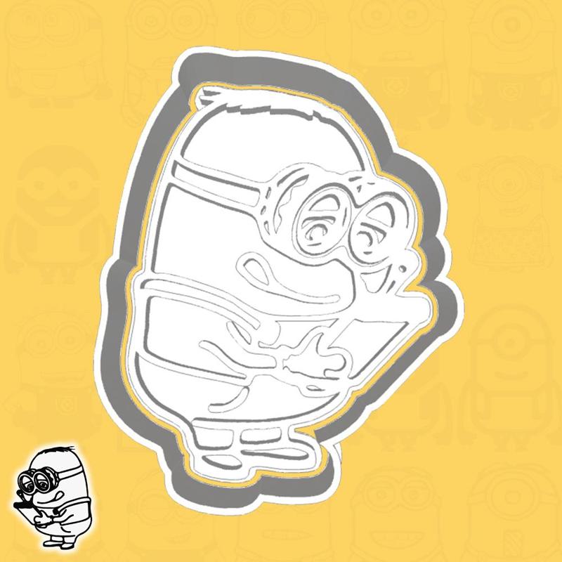 Minions / Despicable Me cookie cutters - Minion (Mark) (style 12)