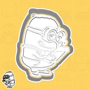 Minions / Despicable Me cookie cutters - Minion (Mark) (style 12)