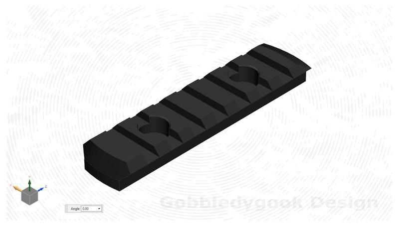 M-Lok picatinny rail L85mm