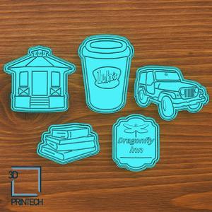 Gilmore Girls cookie cutter set - 5pcs
