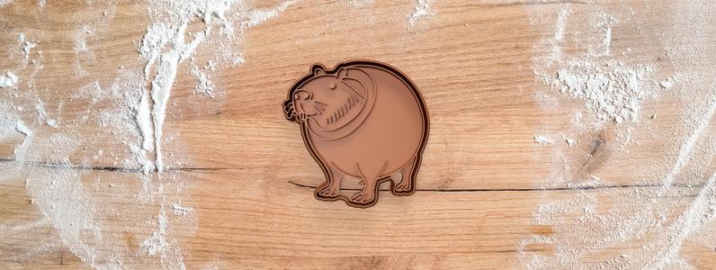 Burbaloni Luliloli cookie cutter from Brainrot Italian