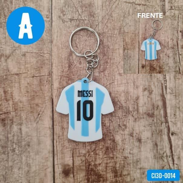 Argentina national team Messi jersey Keychain - LLavero argentina messi