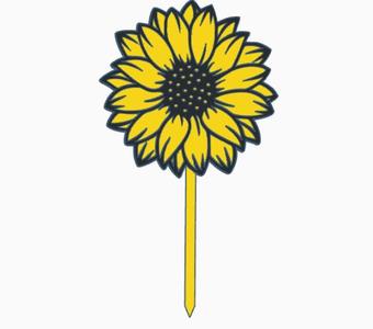 Sunflower topper