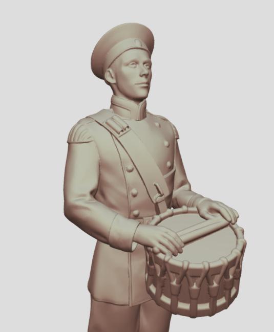 Military musician drummer