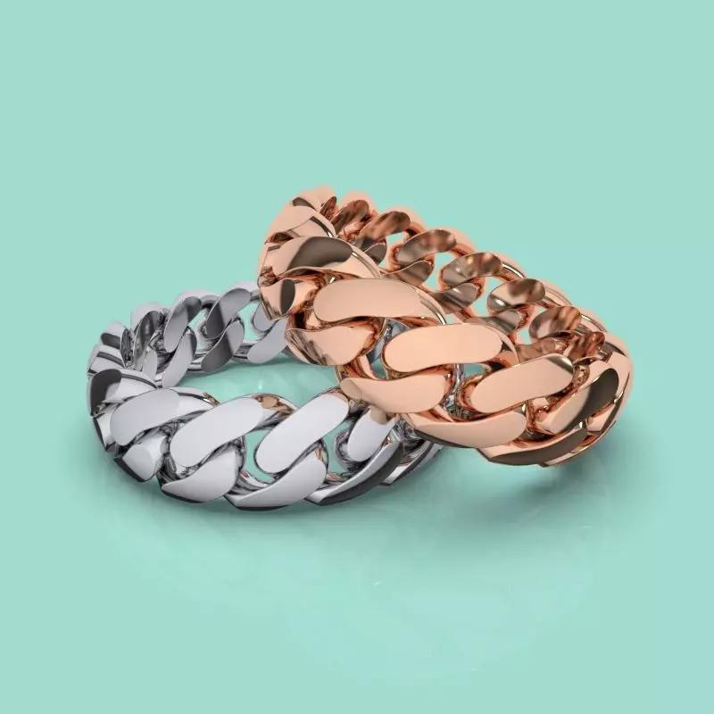 6 MM CUBAN LINK STACKABLE RING