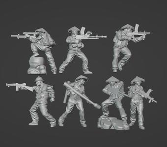 Dust 1947 - SSU - PLA Indochina Volunteers Multi Option Squad (Supported)