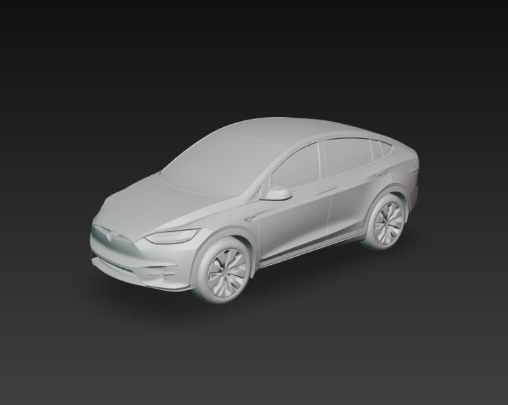 Tesla Model X – Modelo 3D de SUV Eléctrico de Lujo para Impresión 3D
