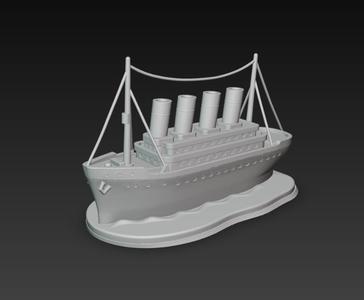 The Titanic 3D Model – Barco Histórico para Impresión 3D