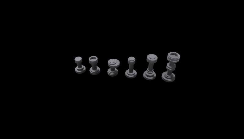 ring desing chess piece set  - Comerical license
