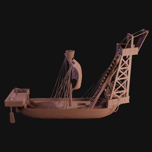 ship with siege tower