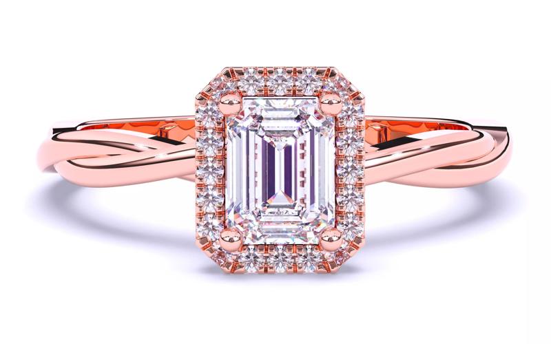 Solitaire Engagement ring 3dm stl renders details