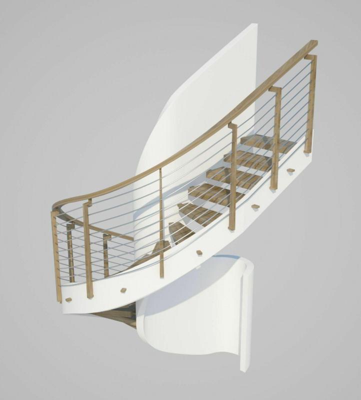 Modern Spiral Staircase