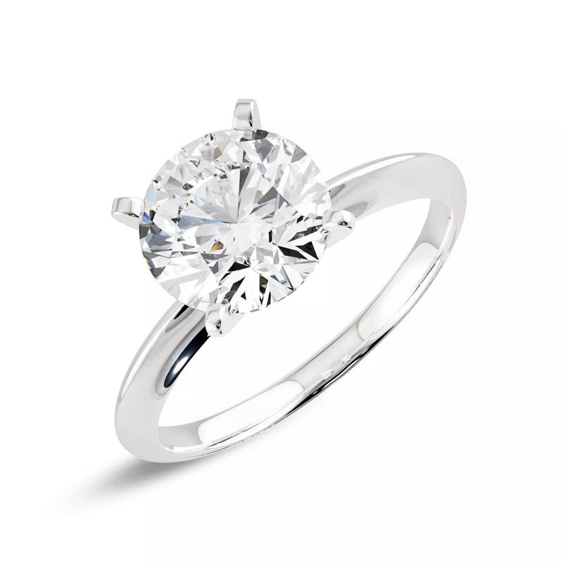 Solitaire Ring 360 Animation and stl file 3D print model