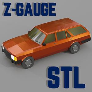 Z Gauge (1:220) 70s-80s Large Estate cars