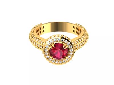 Solitaire Engagement Wedding Ring
