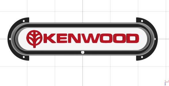 Kenwood Neon Car Audio Logo 3D FDM Tune