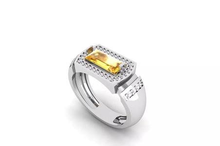 Signet Diamond Ring R 209