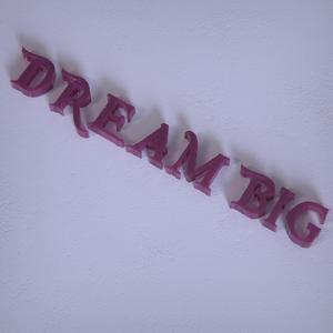 Dream Big TEXT