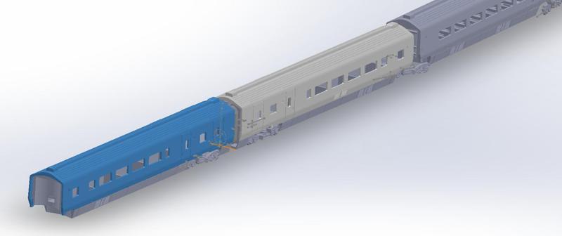 TRAIN: EUROSTAR HO security cars