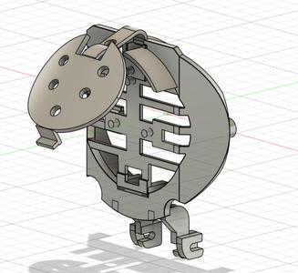 Furby 2005 Tickle sensor, Model 0.5 (Not printed Yet)